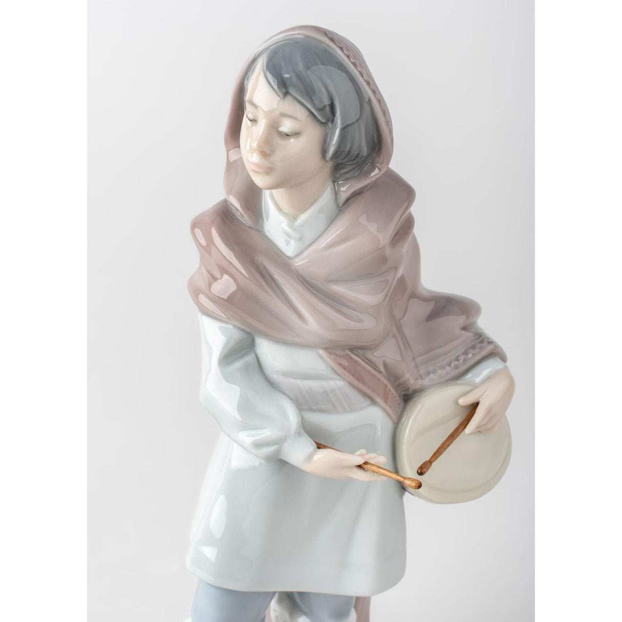LLADRO' Figurina Natività Tamburino 22x11cm Porcellana