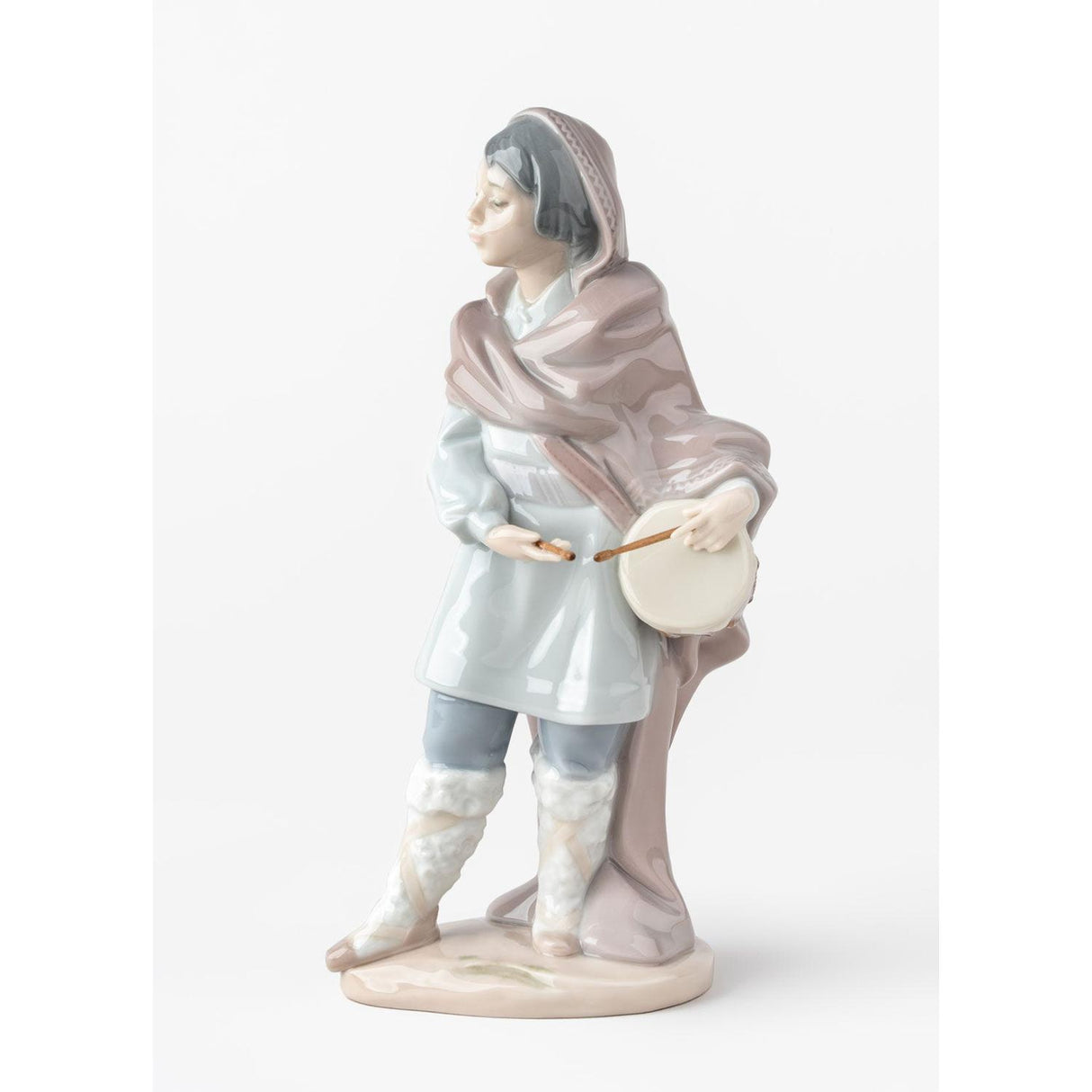 LLADRO' Figurina Natività Tamburino 22x11cm Porcellana