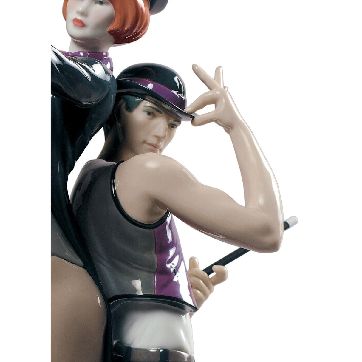 LLADRO' Figurina Coppia Ballerini All That Jazz 38x24cm Porcellana