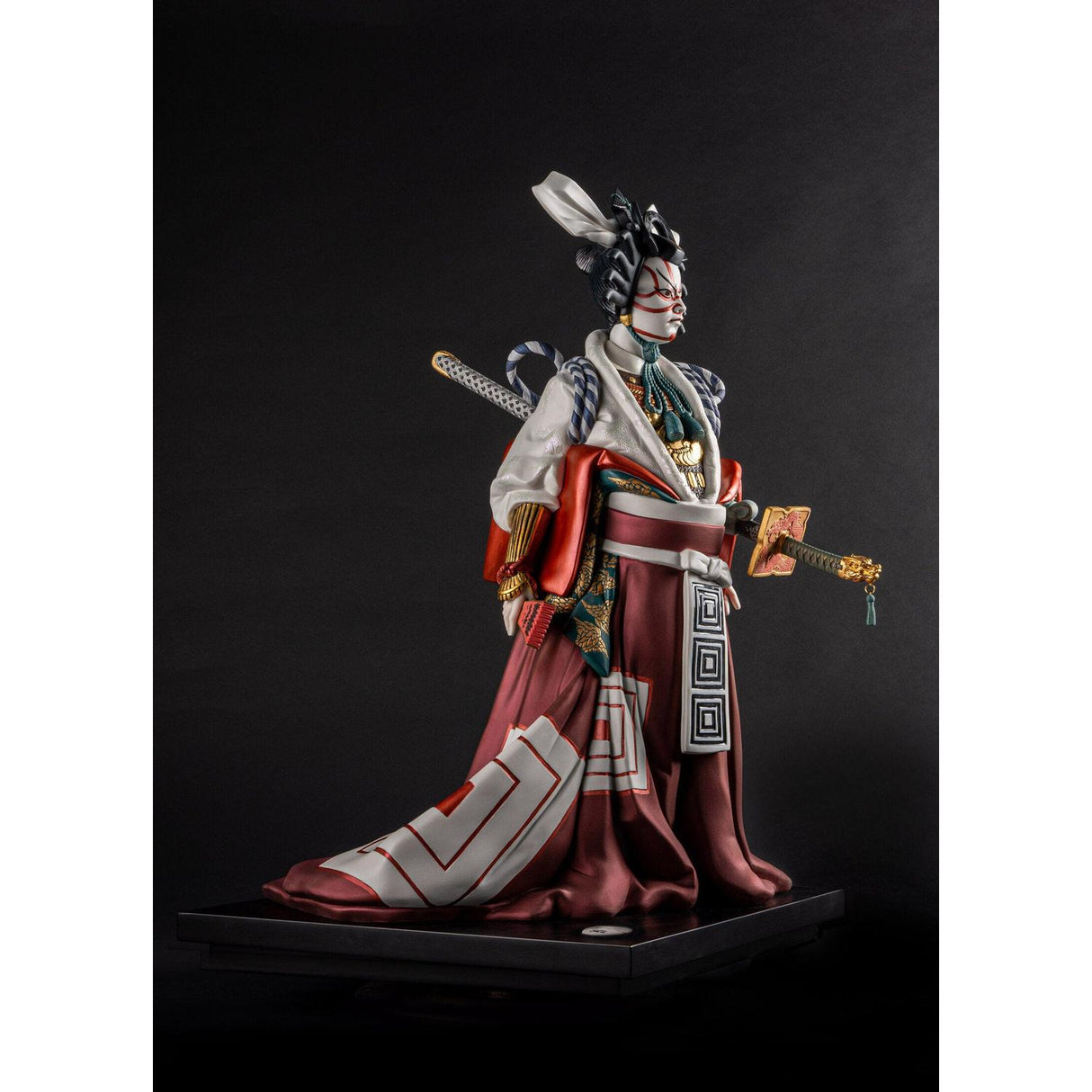 LLADRO' Scultura Japan Kabuki Serie Limitata 71x47cm Porcellana