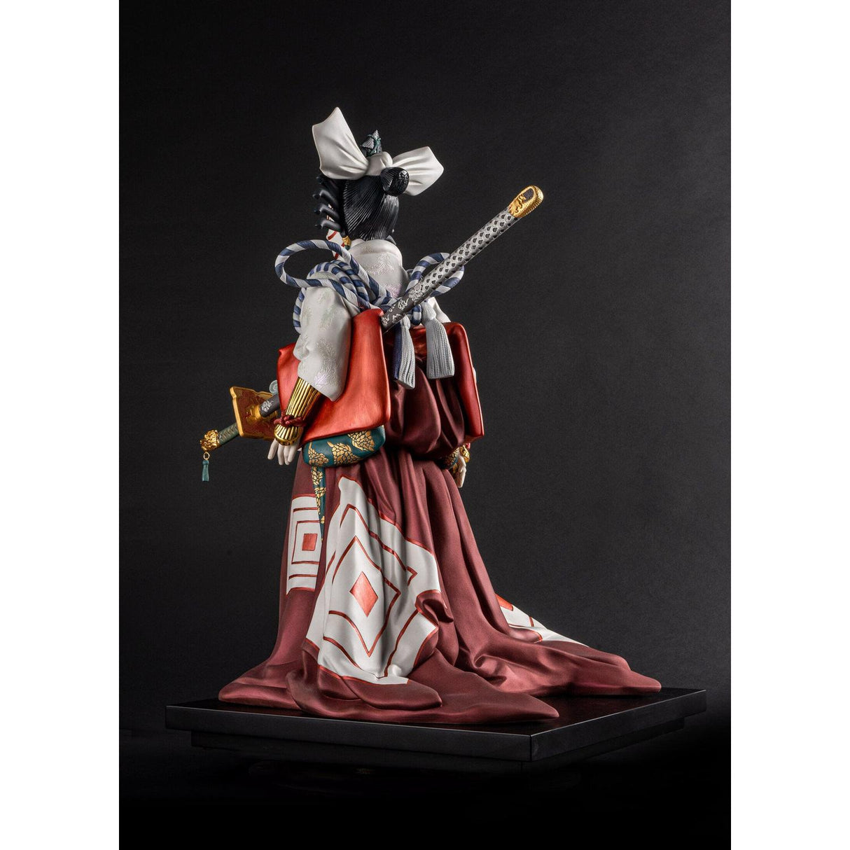 LLADRO' Scultura Japan Kabuki Serie Limitata 71x47cm Porcellana