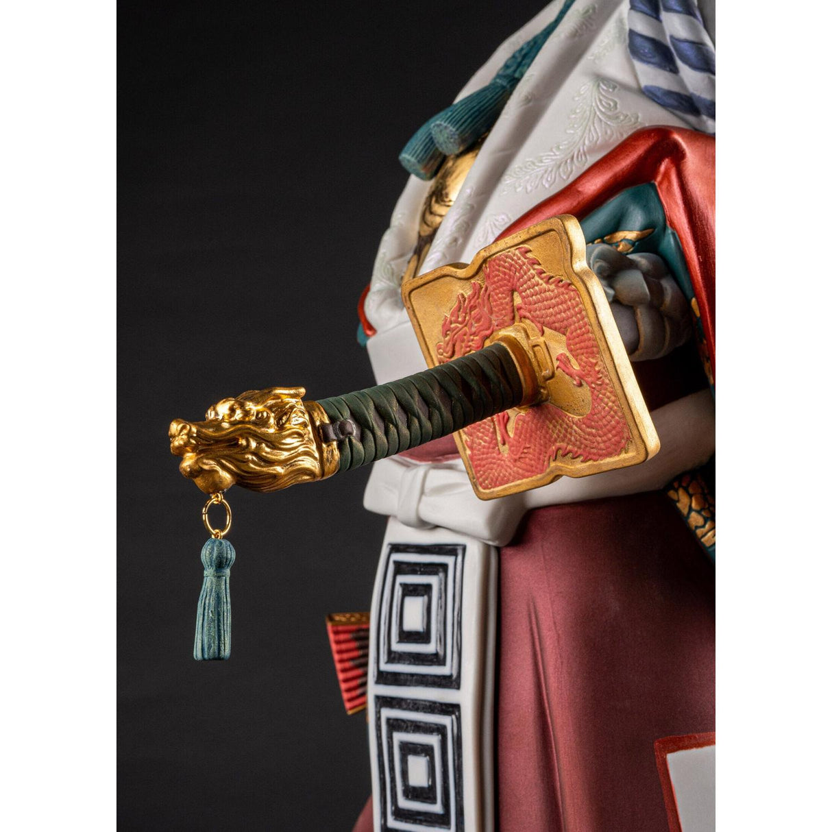 LLADRO' Scultura Japan Kabuki Serie Limitata 71x47cm Porcellana