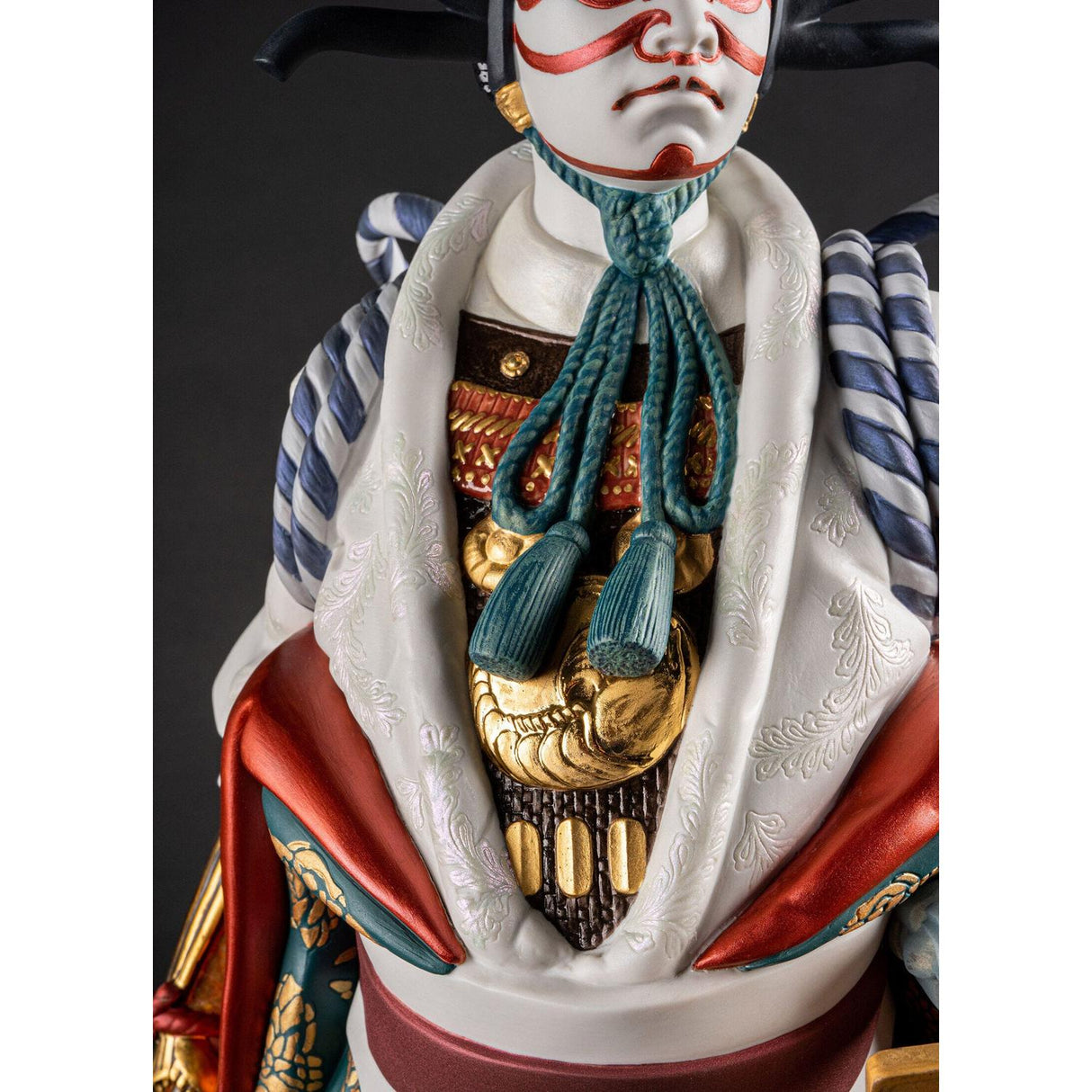 LLADRO' Scultura Japan Kabuki Serie Limitata 71x47cm Porcellana