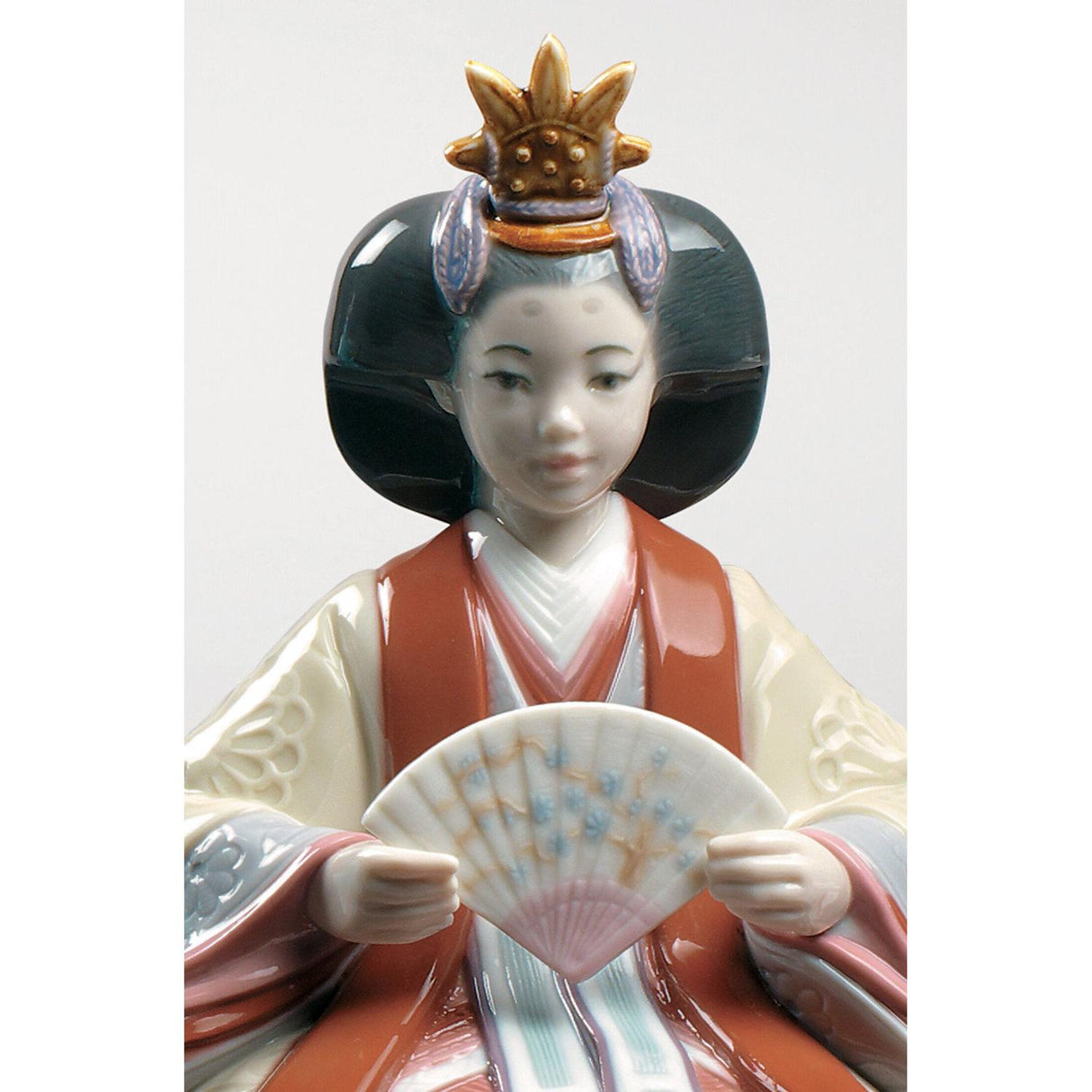 LLADRO' Figurina Hinamatsuri Festival 25x40cm Porcellana