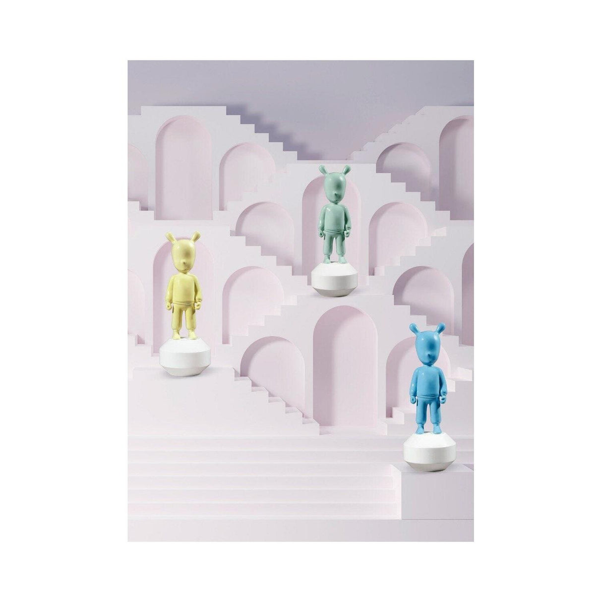 LLADRO' Figurina The Green Guest Modello Piccolo 30x11cm Porcellana