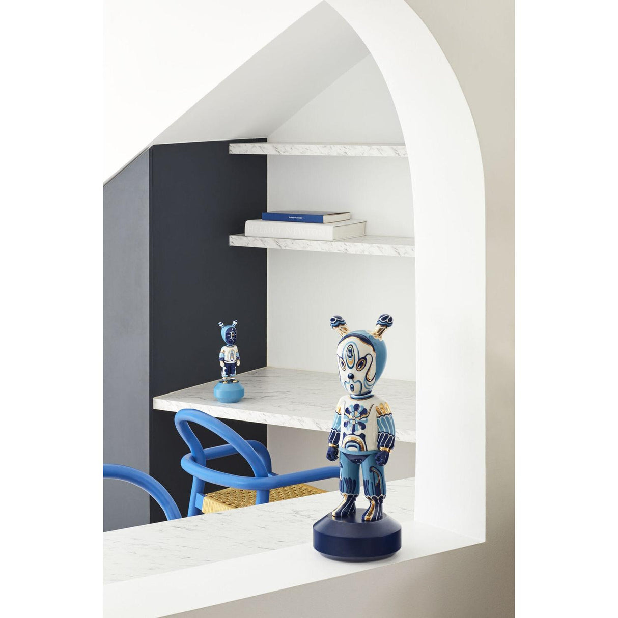 LLADRO' Scultura The Guest By Kzeng Jiang Big Serie Limitata 52x19cm Porcellana