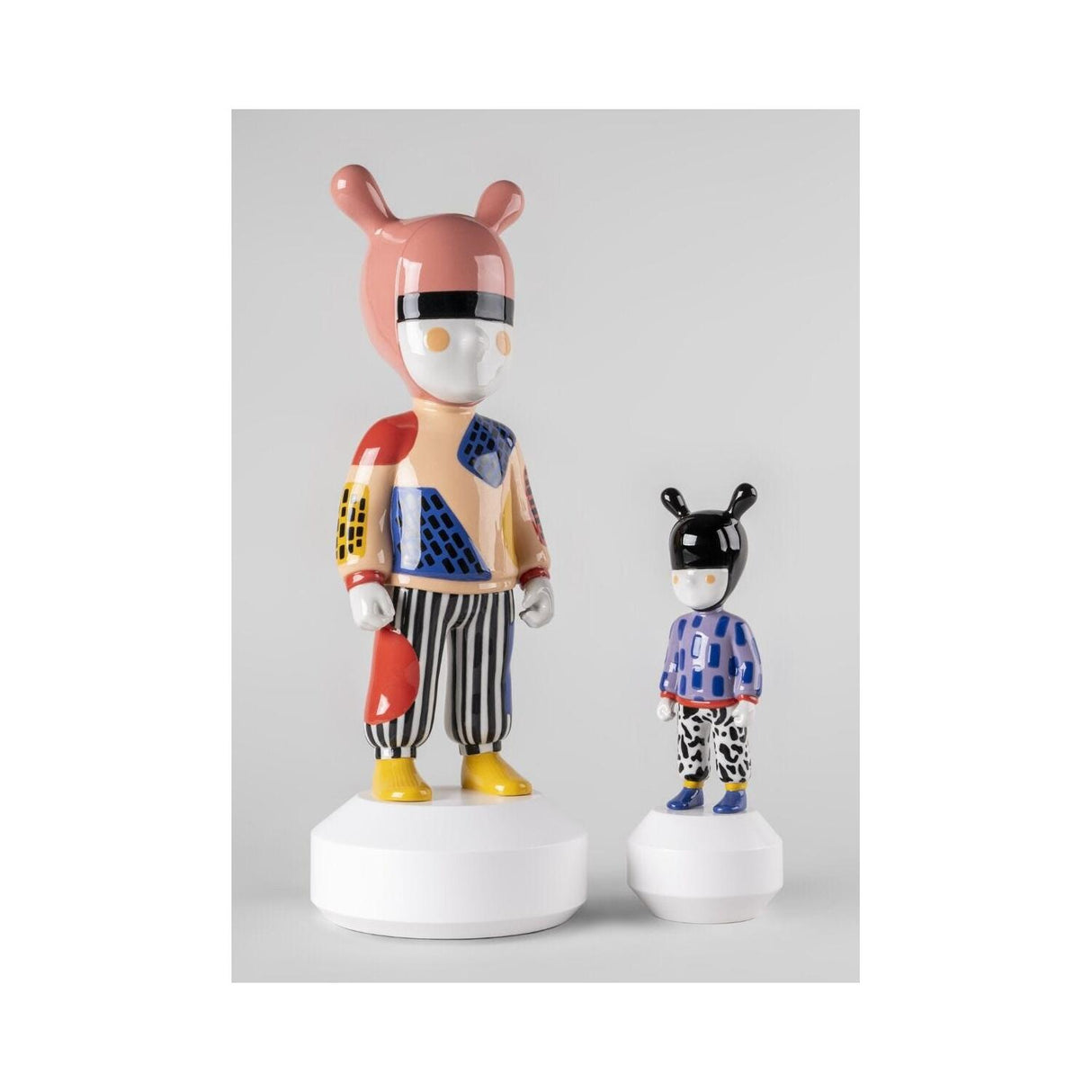 LLADRO' Scultura The Guest By Camille Walala Big Serie Limitata 52x19cm Porcellana