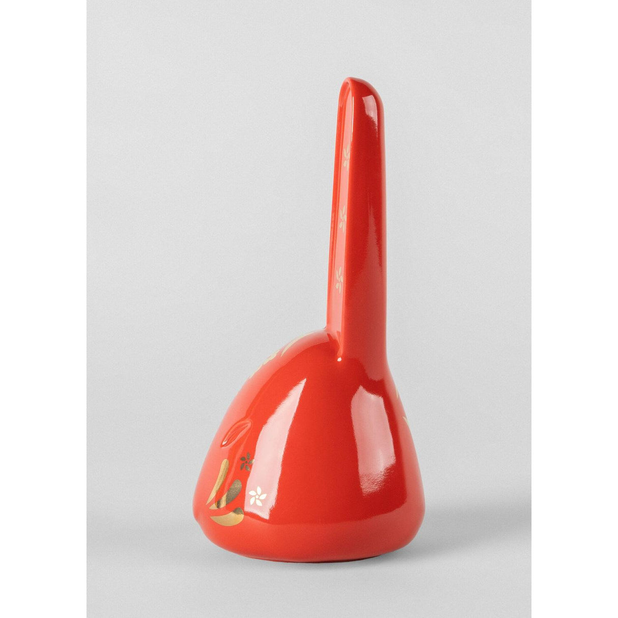 LLADRO' Scultura Il Coniglio Rosso Oro 21x10cm Porcellana