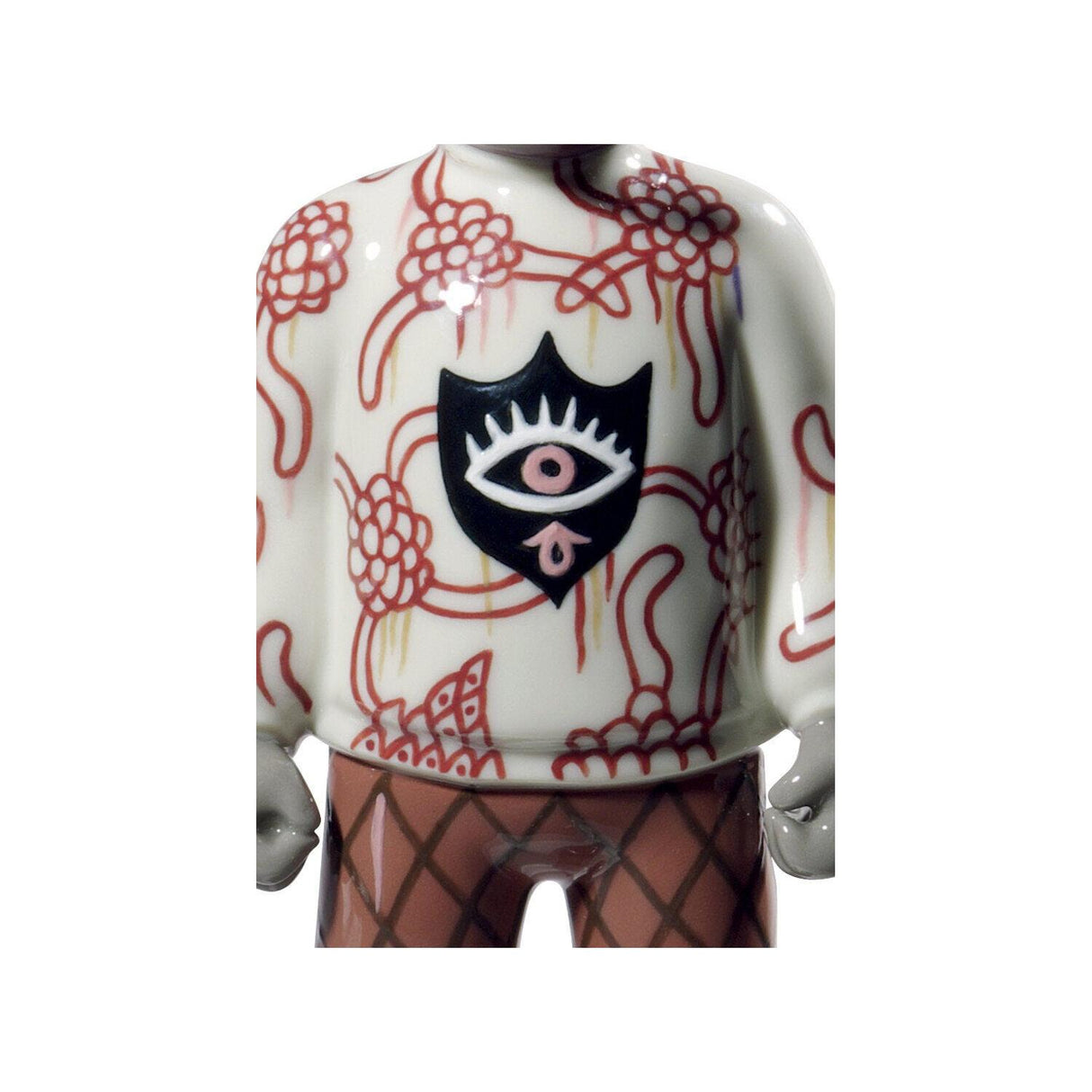 LLADRO' Scultura The Guest By Gary Baseman Modello Piccolo Serie Numerate 30x11cm Porcellana