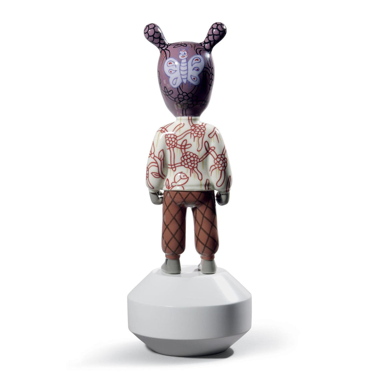 LLADRO' Scultura The Guest By Gary Baseman Modello Piccolo Serie Numerate 30x11cm Porcellana