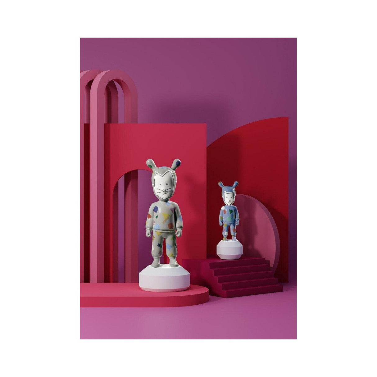LLADRO' Scultura The Guest By Paul Smith Modello Grande Edizione Limitata 52x19cm Porcellana