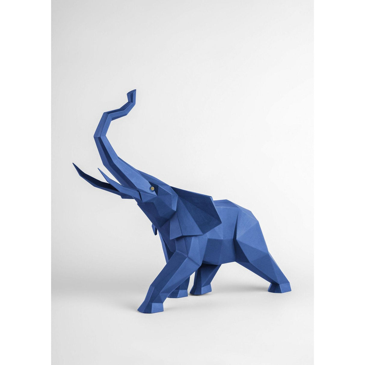 LLADRO' Scultura Elefante Azzurro 43x52cm Porcellana