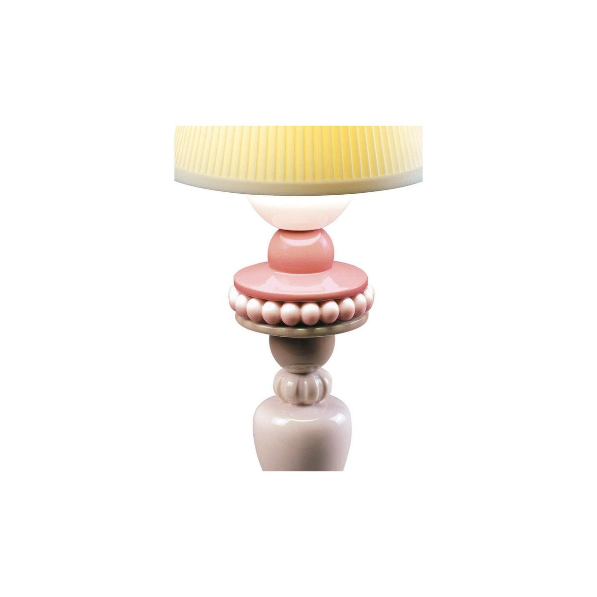 LLADRO' Lampada da Tavolo Firefly Sunflower Nero 30x12cm Porcellana