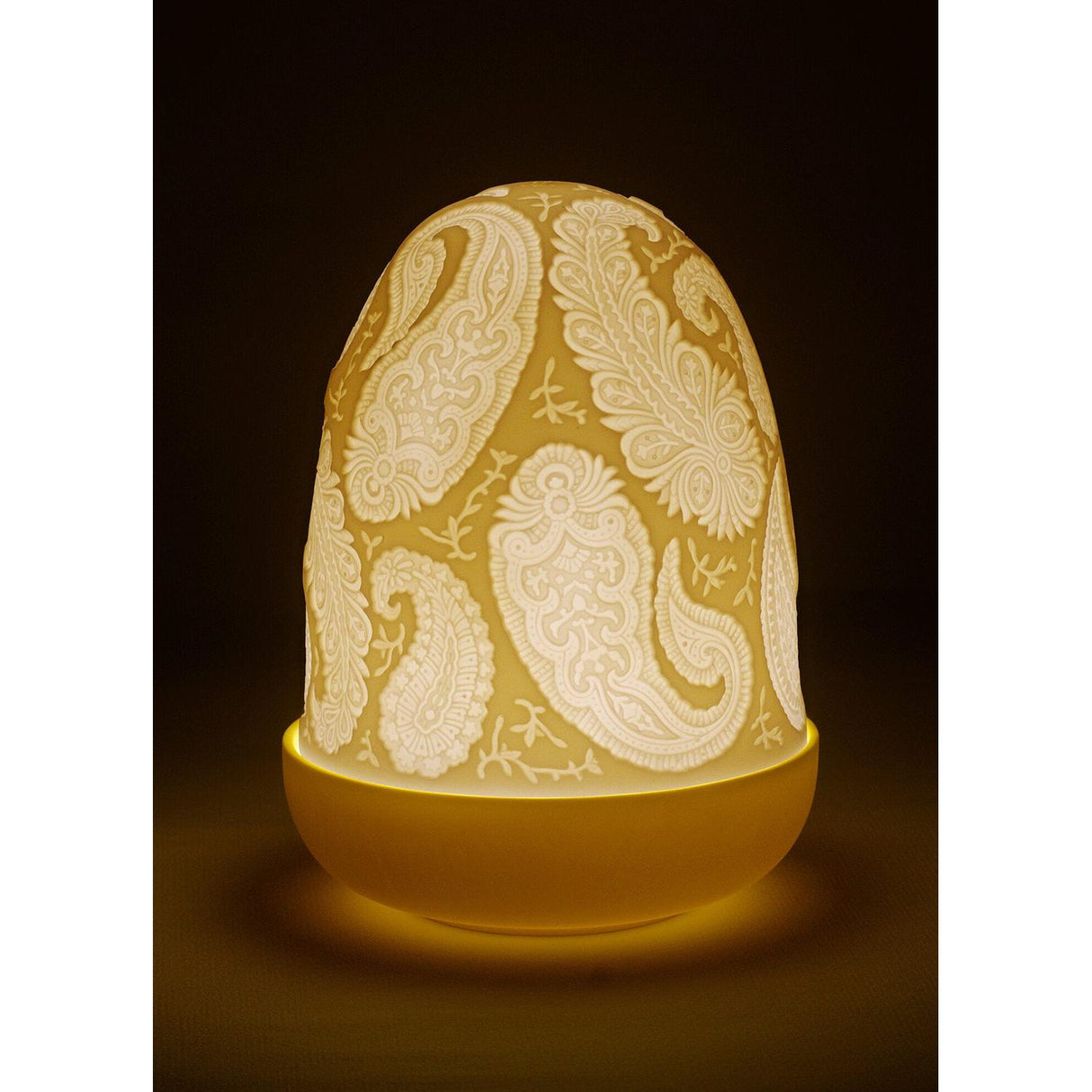 LLADRO' Lampada da Tavolo Paisley Dome 15x11cm Porcellana