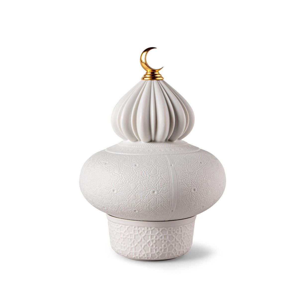 LLADRO' Majestic Nights Lampada Wireless 23x17cm Porcellana