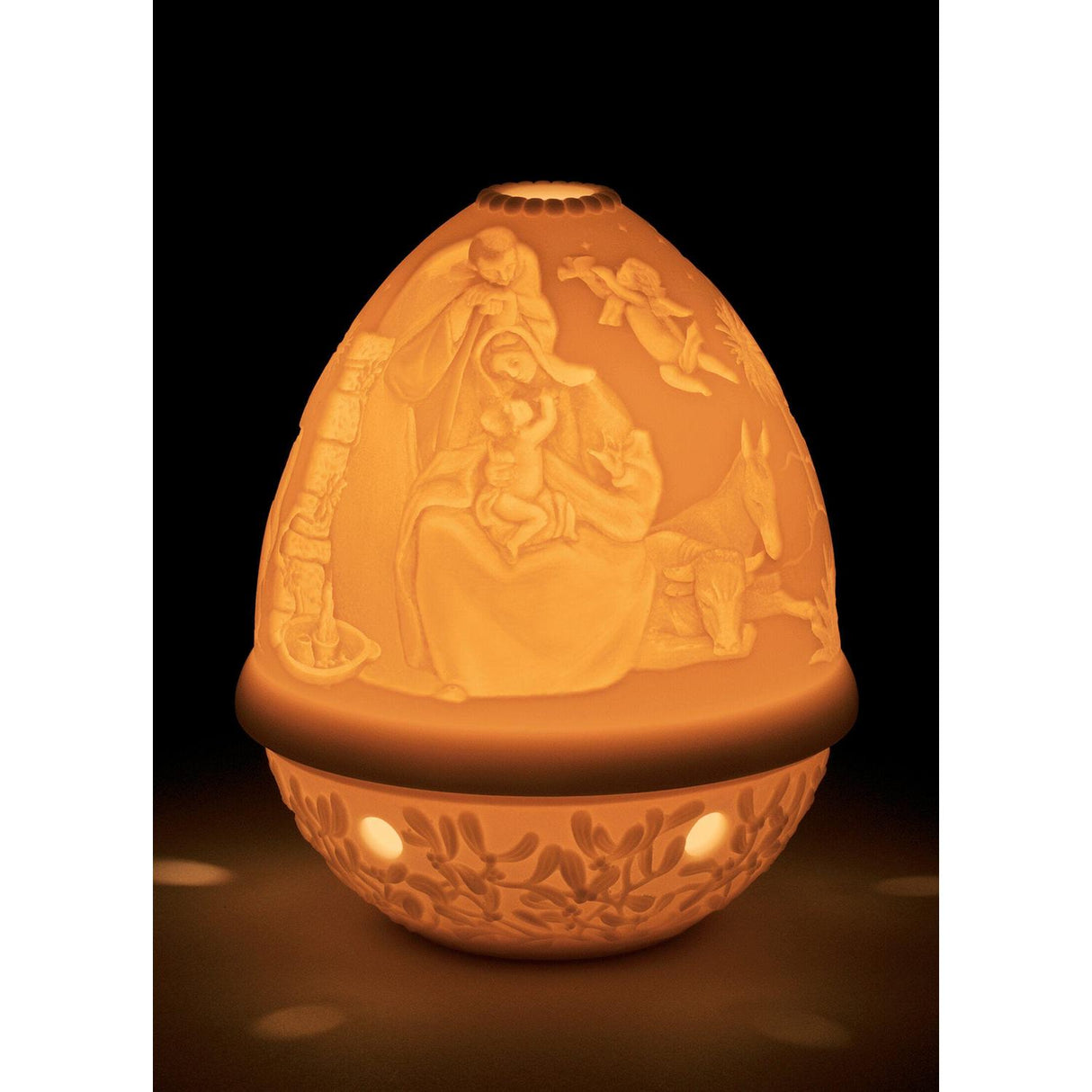 LLADRO' Litofania Natività 12x9cm Porcellana