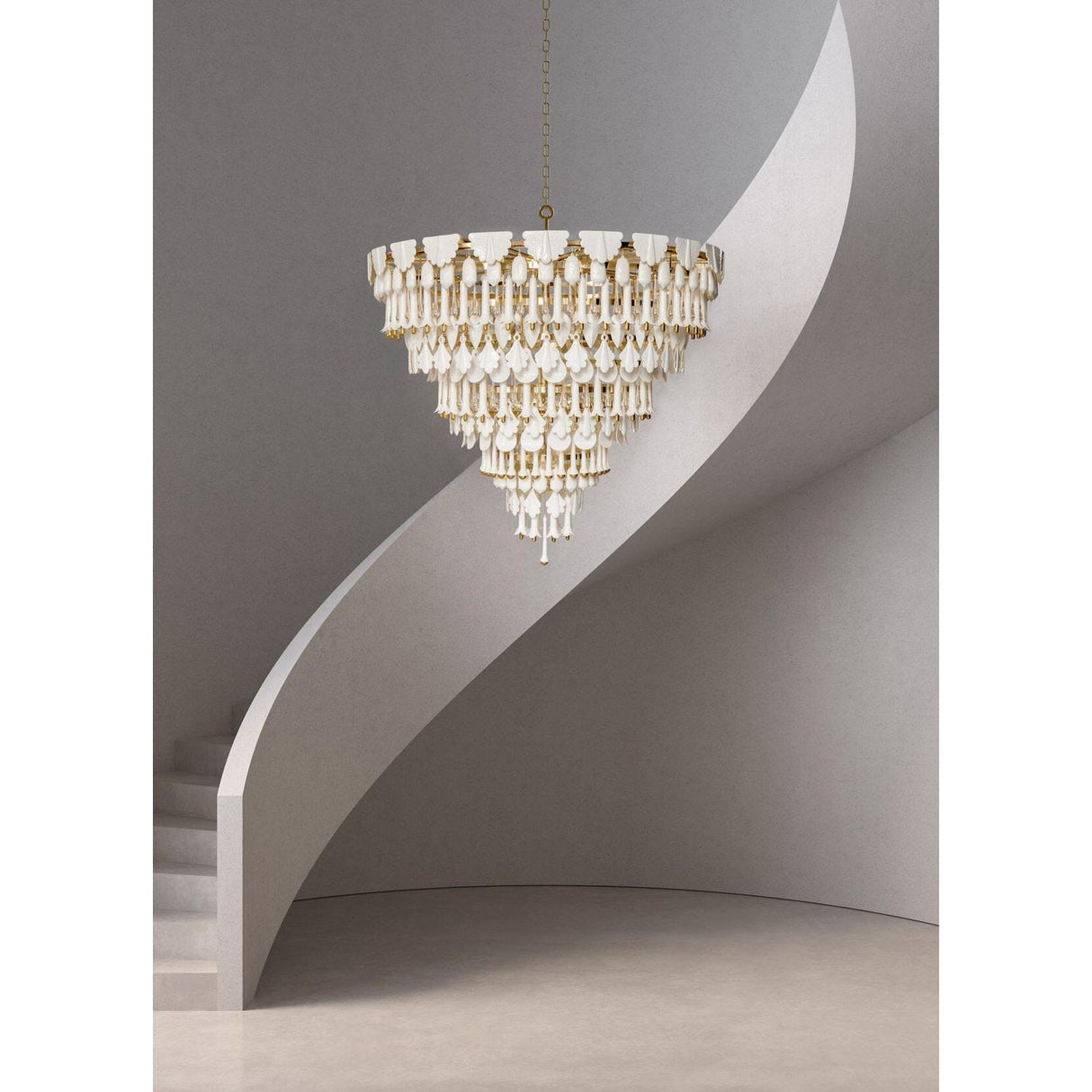 LLADRO' Chandelier Seasons 140 cm Alba 136x140cm Porcellana
