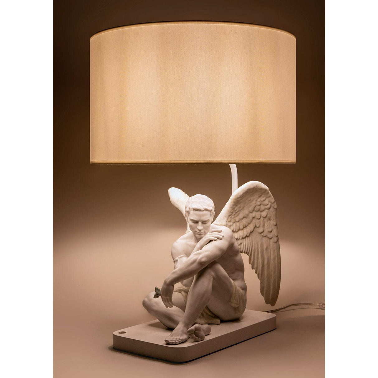 LLADRO' Lampada da Tavolo Angelo Custode 59x40cm Porcellana