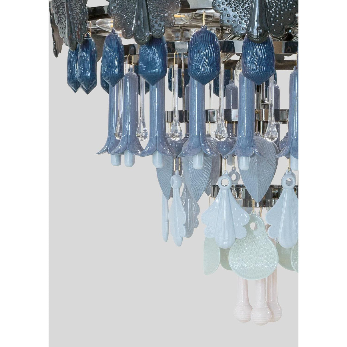 LLADRO' Chandelier Seasons 70 cm Inverno 65x70cm Porcellana