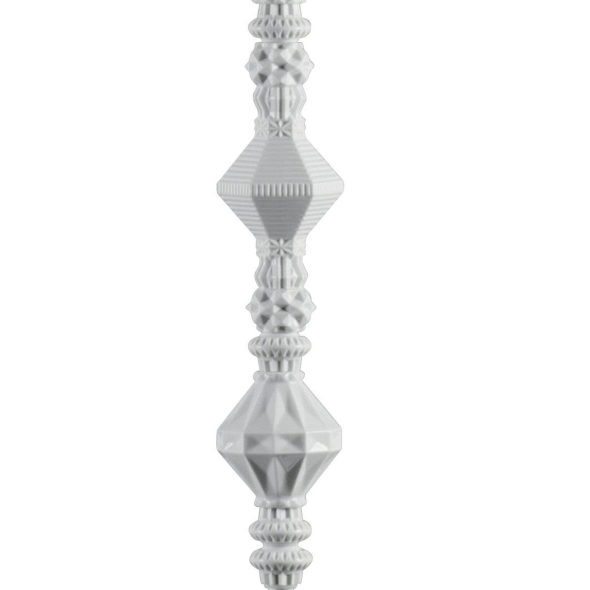 LLADRO' Lampada da Terra Belle De Nuit II Bianco 181x32cm Porcellana