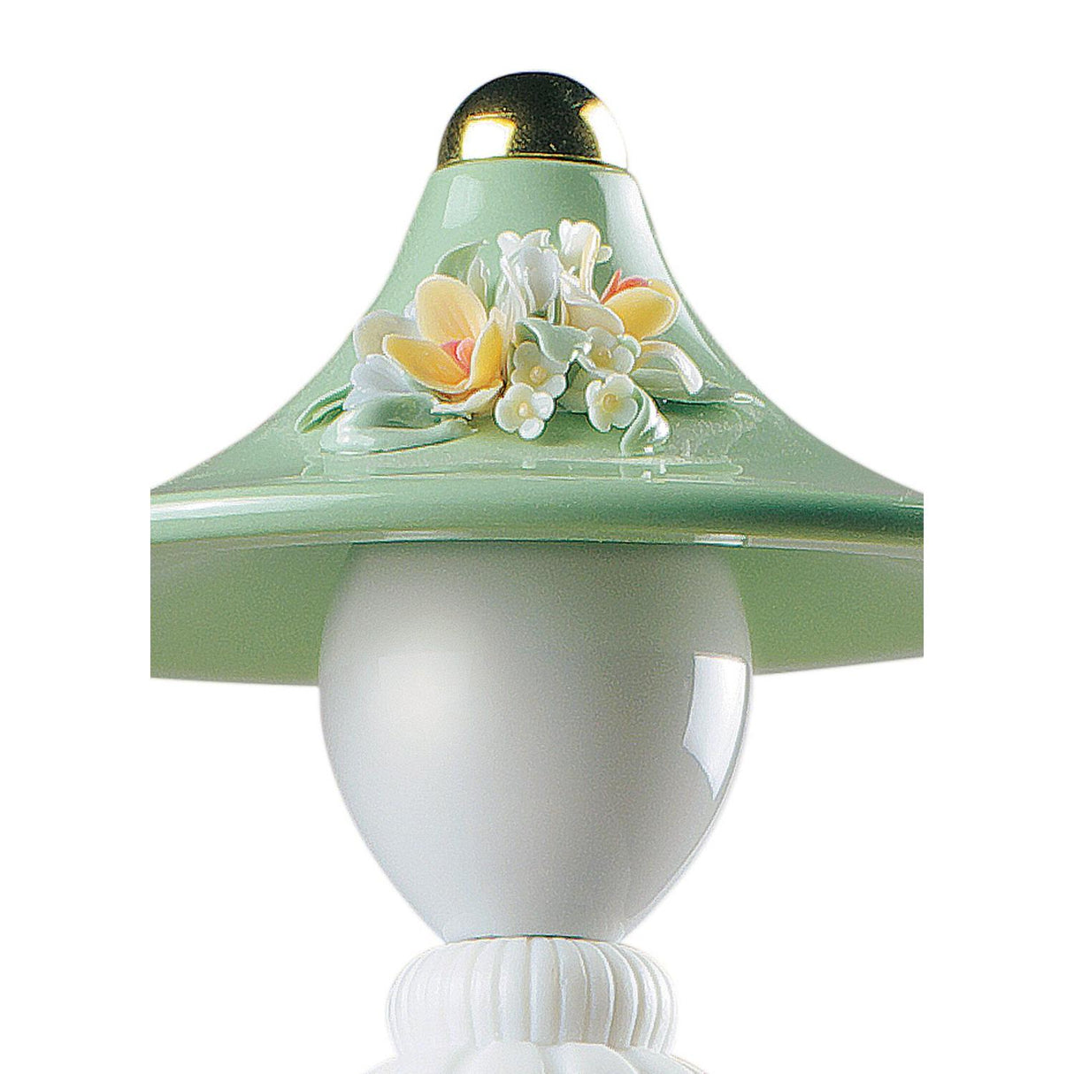 LLADRO' Lampada da Tavolo Mademoiselle Daniela 37x17cm Porcellana