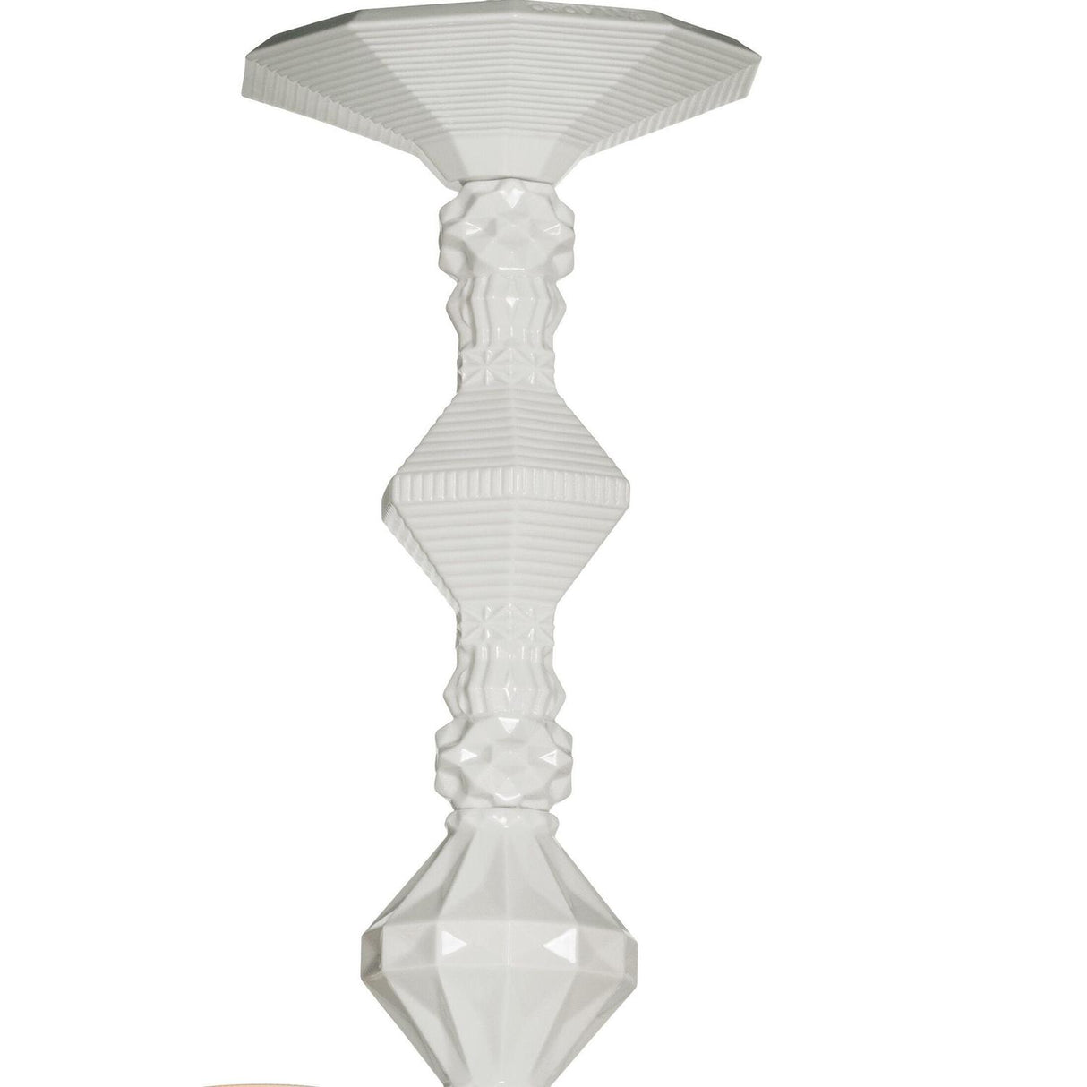Lladró Chandelier Belle De Nuit 12 Luci Bianco 100x65cm Porcellana