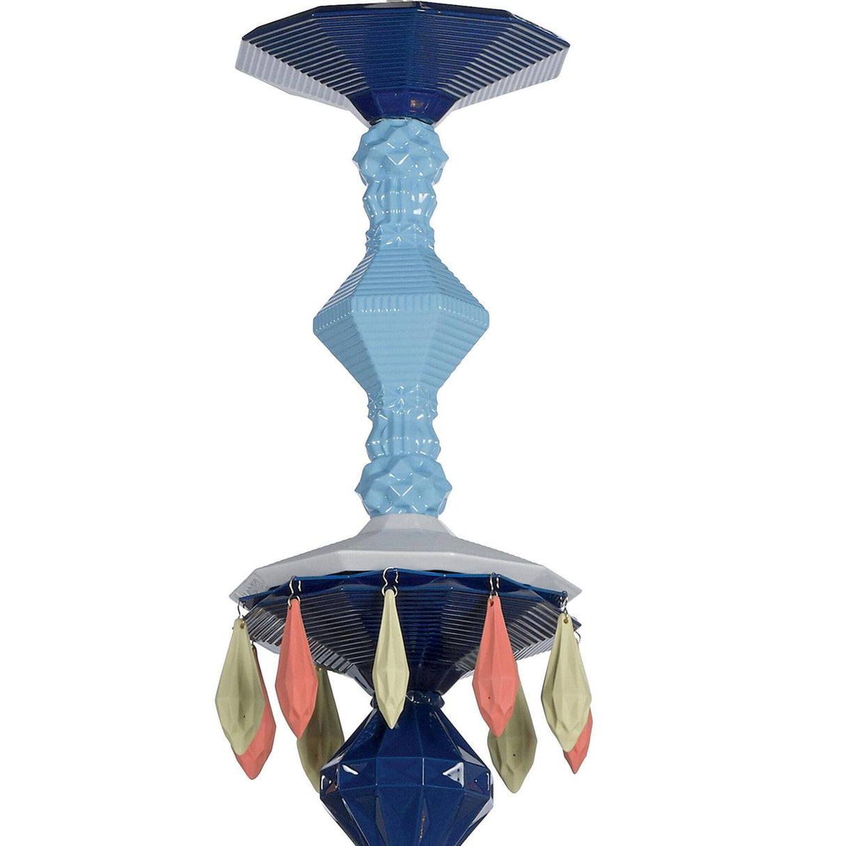 LLADRO' Chandelier Belle De Nuit 40 Luci Multicolore 150x100cm Porcellana