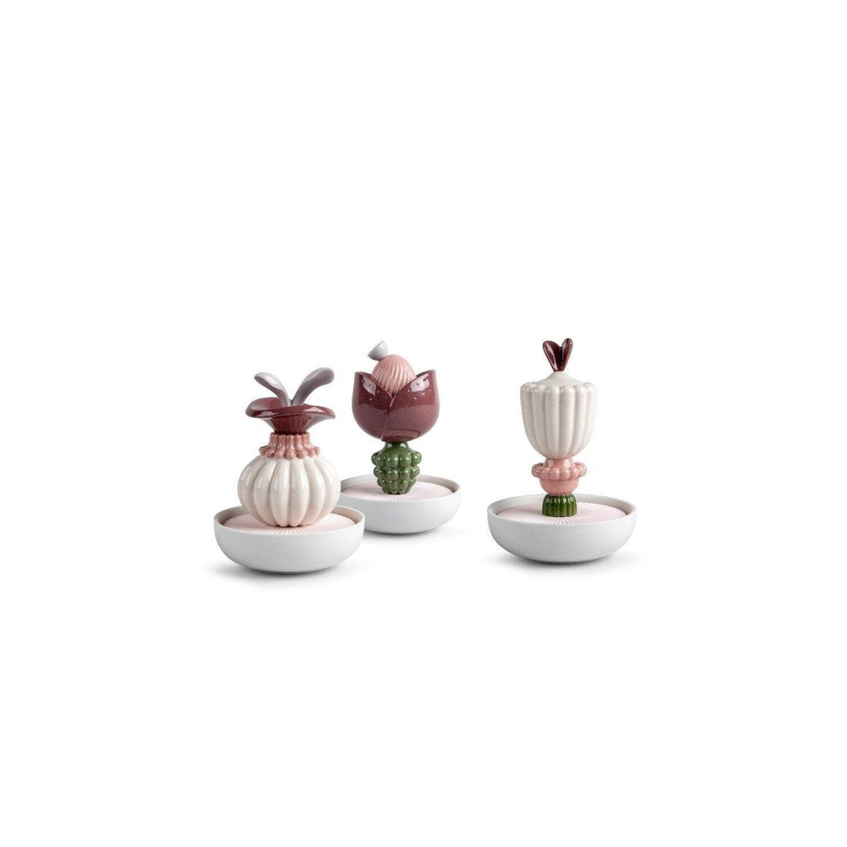 LLADRO' Diffusore di Profumo Fiore Immaginario II Gardens Of Valencia 15x11cm Porcellana