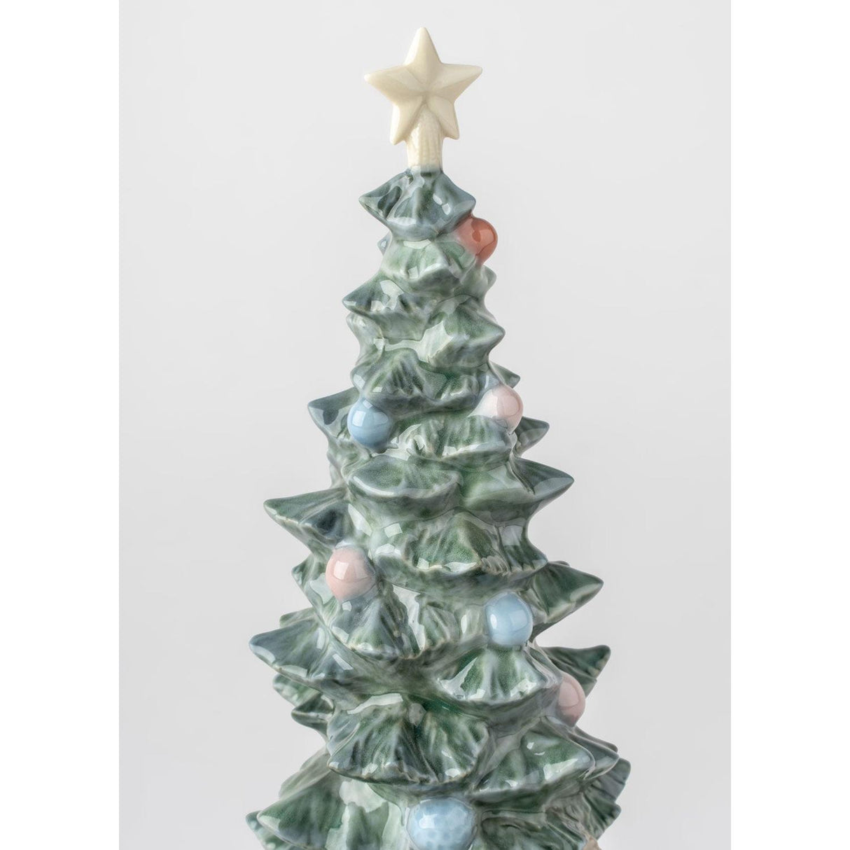 LLADRO' Figurina Albero di Natale con Regali 26x11cm Porcellana
