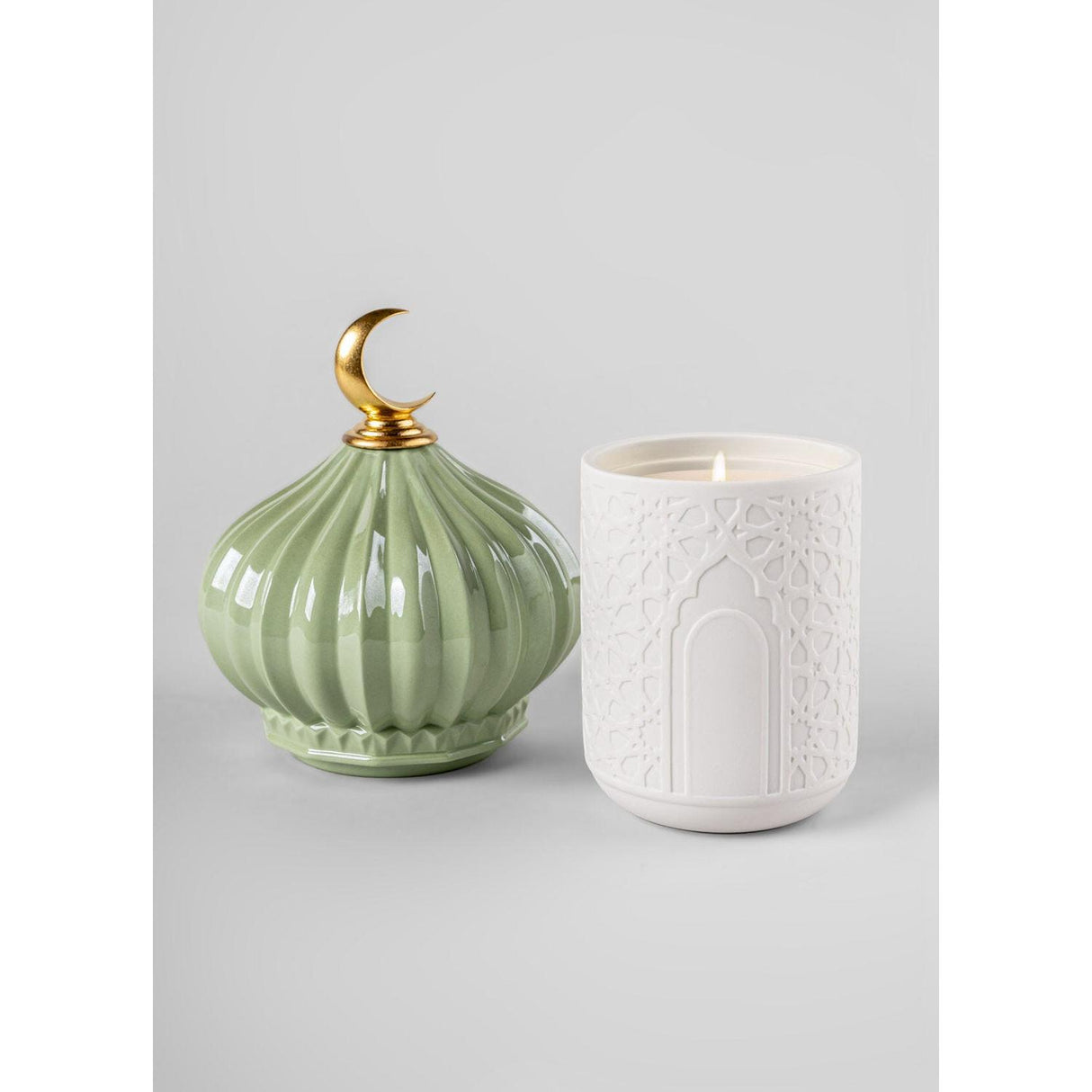 LLADRO' Candela Majestic Nights a Secret Orient 24x13cm Porcellana