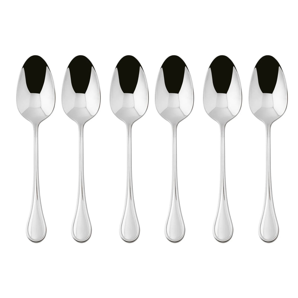 SAMBONET Royal Cucchiaini Moka Caffè Set 6 Pezzi Posate Acciaio Inox