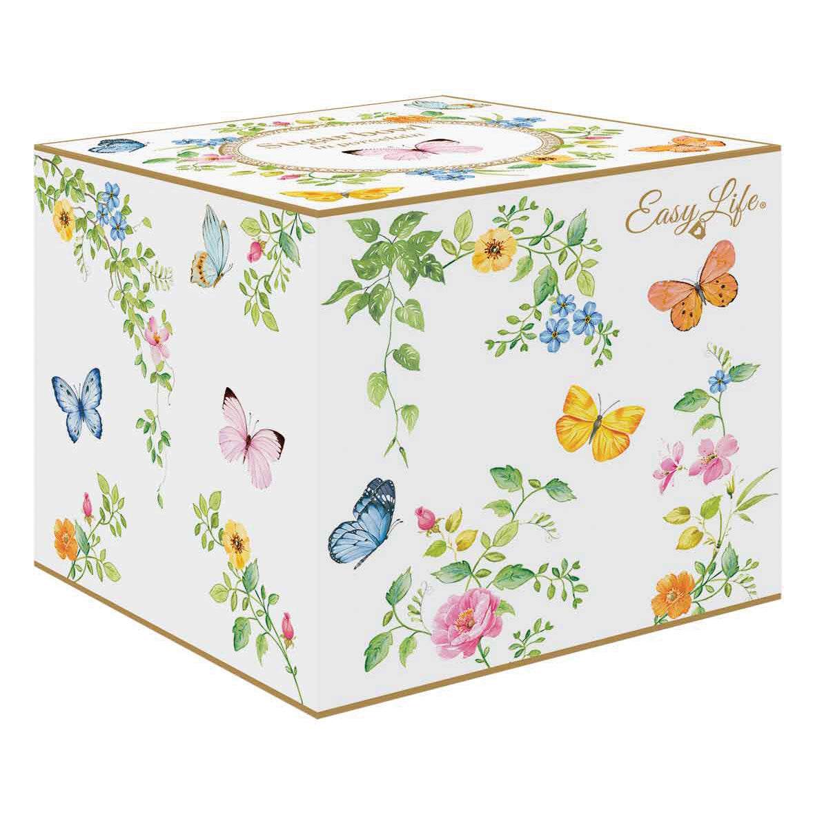 EASY LIFE Dancing Butterflies Zuccheriera 220ml Porcellana