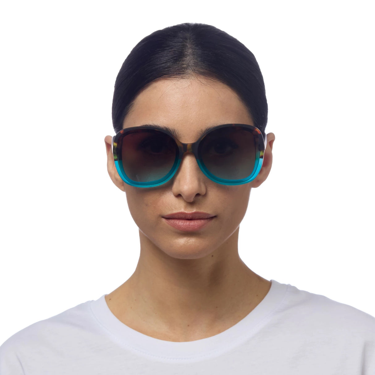 OKKIA Anna Occhiali da Sole Donna Avana Blu