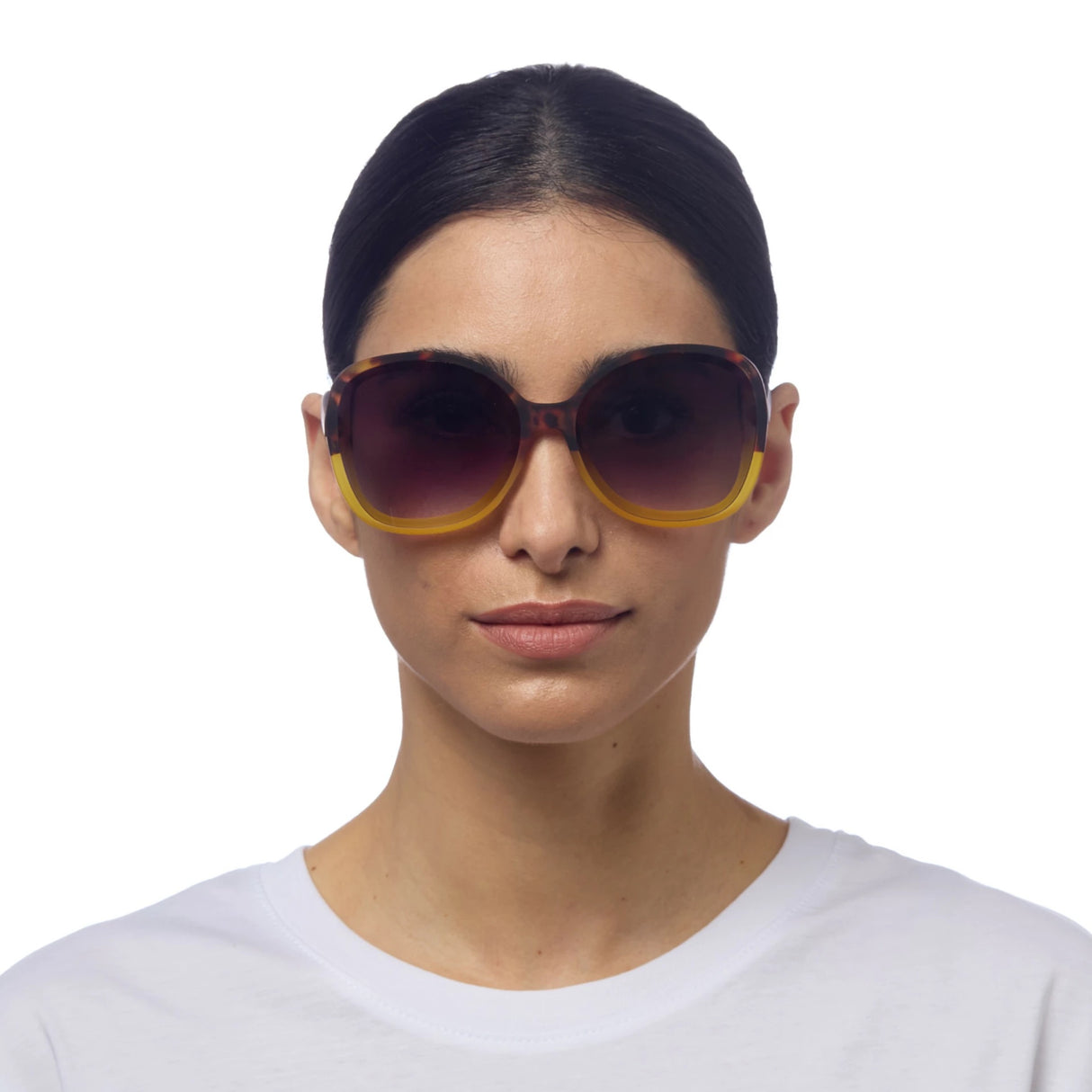 OKKIA Anna Occhiali da Sole Donna Avana Giallo