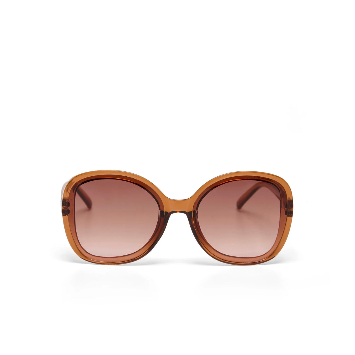 OKKIA Anna Occhiali da Sole Donna Marrone Trasparente