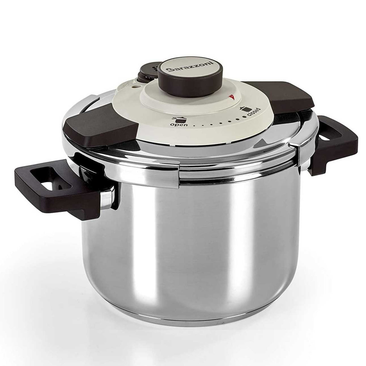 BARAZZONI Facile Dual System Pressure Cooker 6 L Stainless Steel 22cm