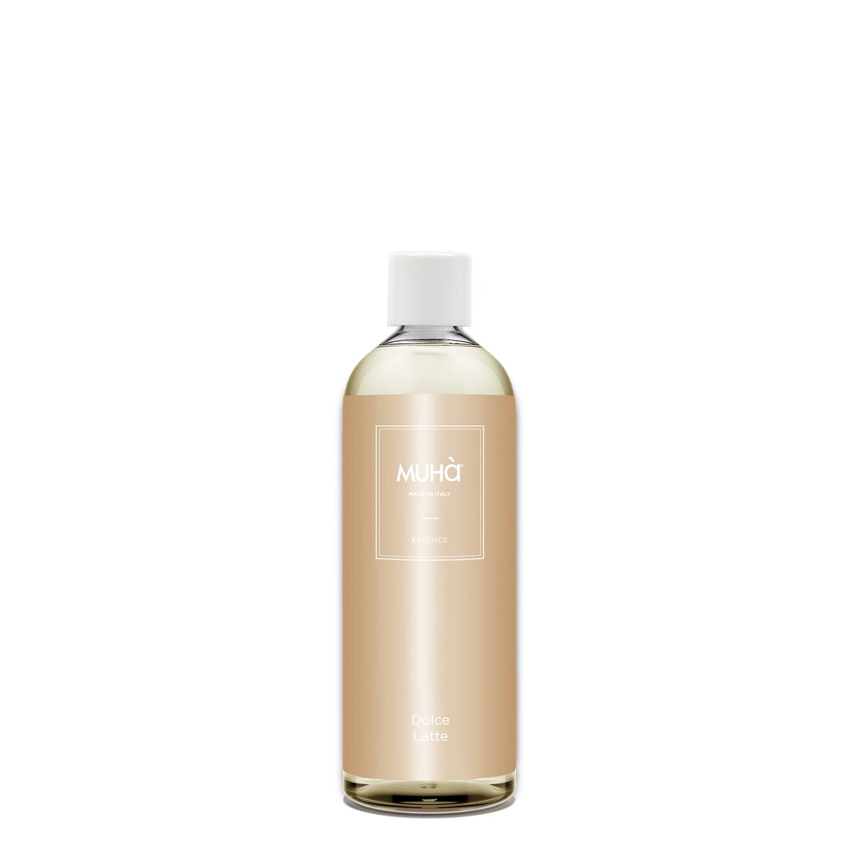 Flacone ricarica diffusore Muha Dolce Latte 200 ml in plastica trasparente