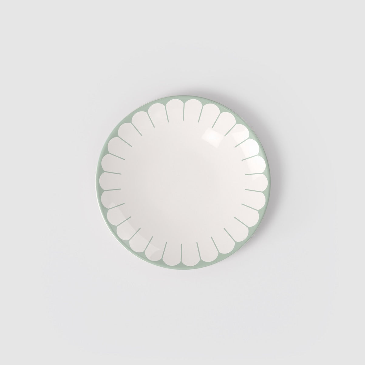 Set 6 piatti dessert Fleur Vert Villeroy & Boch in porcellana 21 cm