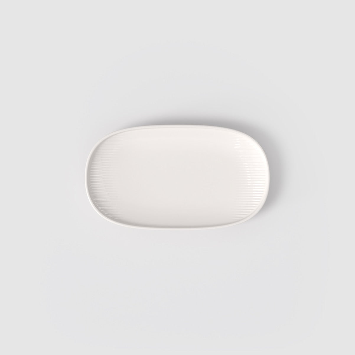 Piatto ovale Afina Villeroy & Boch in porcellana bianca 23x13 cm
