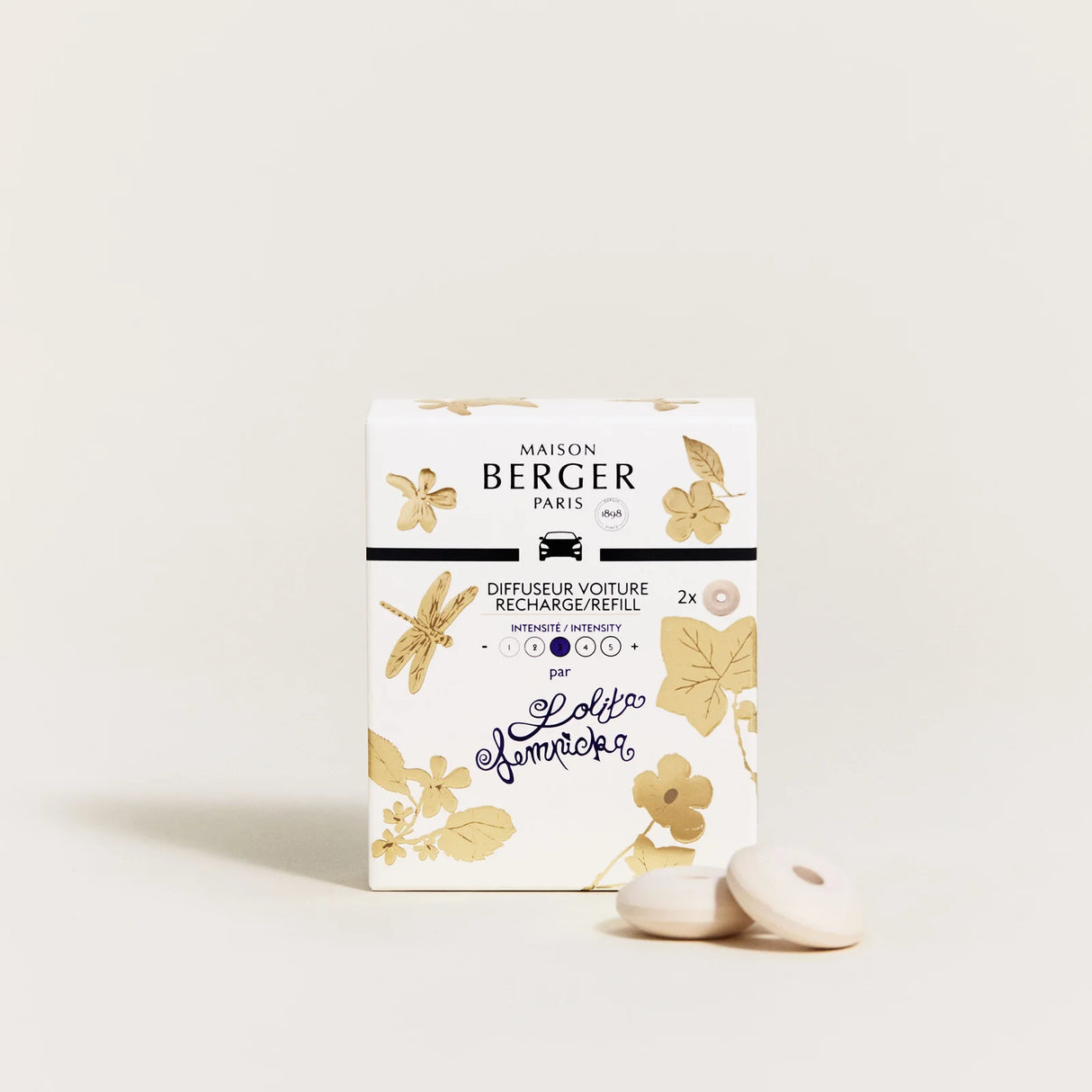 LAMPE BERGER Ricarica per Diffusore Auto 2 Pezzi Lolita Lempicka