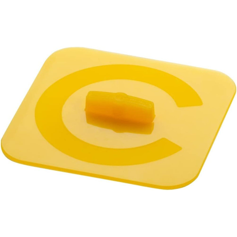 Coperchio quadrato Villeroy & Boch in silicone giallo 14 cm