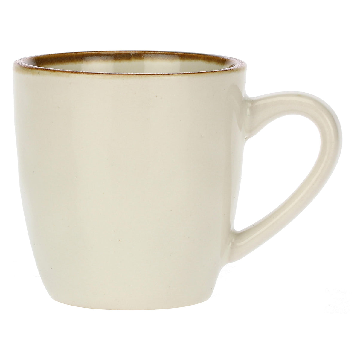 ROSE & TULIPANI Concerto Tazza Caffè con Piattino 90ml Avorio Stoneware