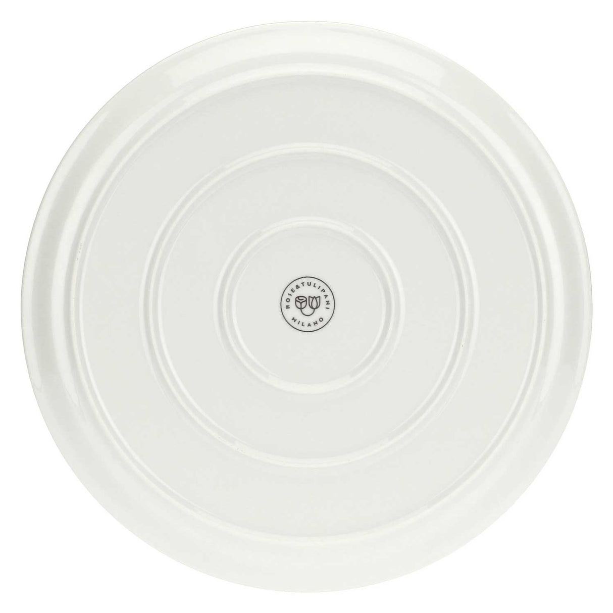 ROSE & TULIPANI Piatto Pizza Aumm Oi Vita Mia 31cm Arancio Porcellana