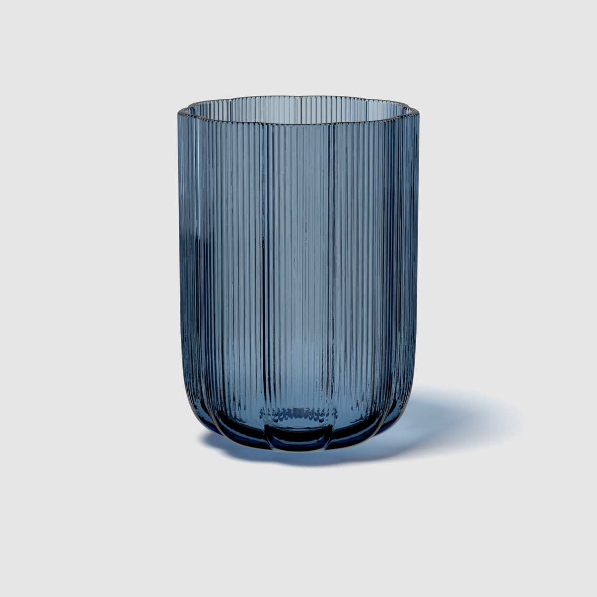 Vaso Fleur Villeroy & Boch in vetro blu altezza 22,5 cm