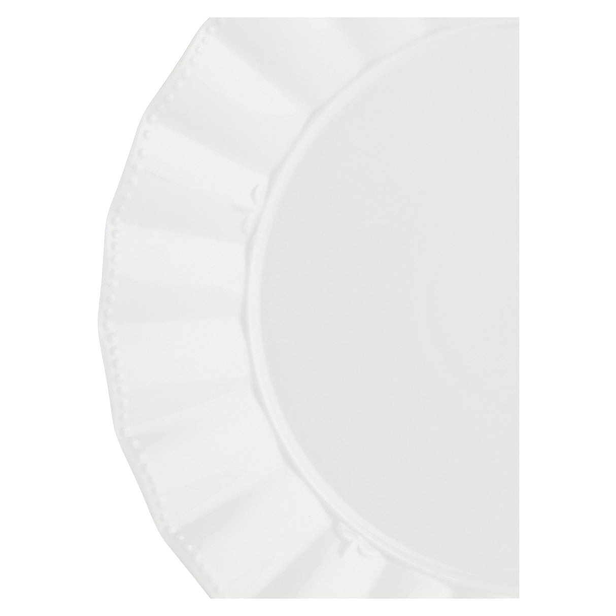 LA PORCELLANA BIANCA Ducale Piatto Piano Set 6 Pezzi 26,5cm Bianco