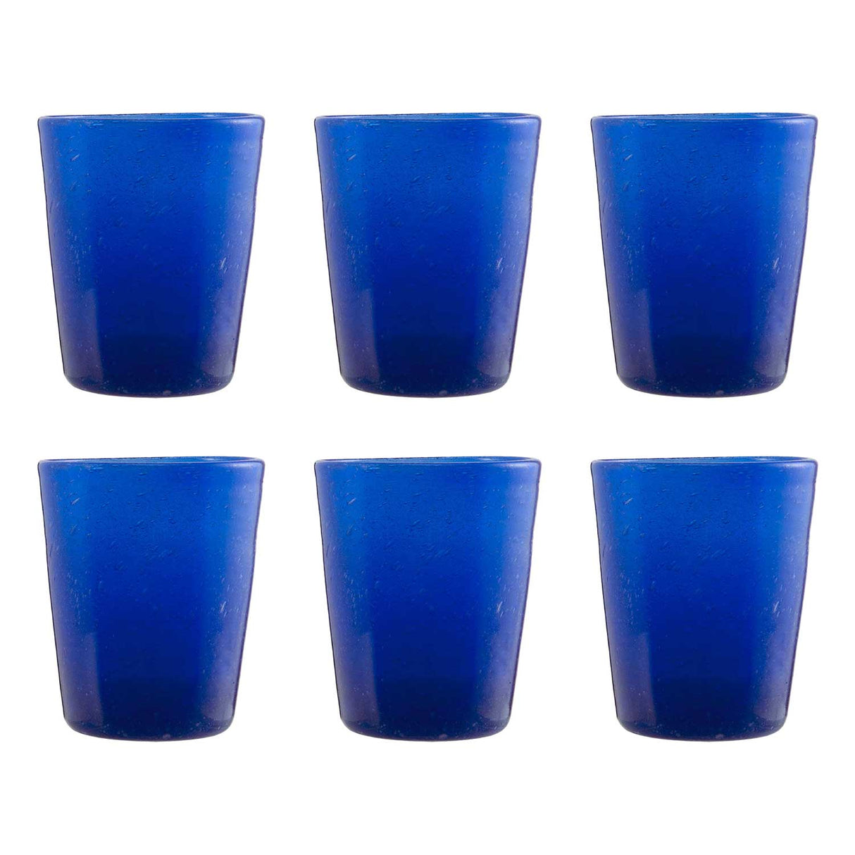 Set 6 calici acqua Memento in pasta di vetro colorata 250ml