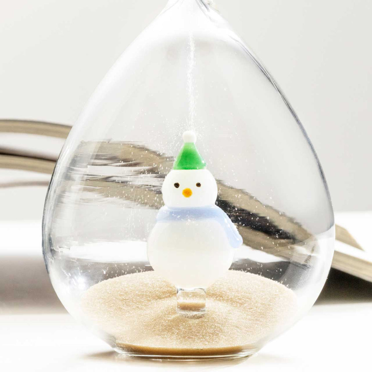 ICHENDORF Christmas Tales Clessidra Pupazzo di Neve 20cm Vetro Borosilicato