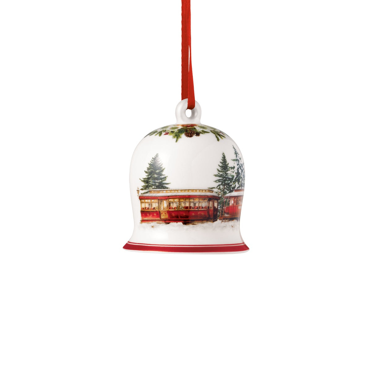VILLEROY & BOCH Annual Christmas Edition 2025 Campanella di Natale 7cm Porcellana