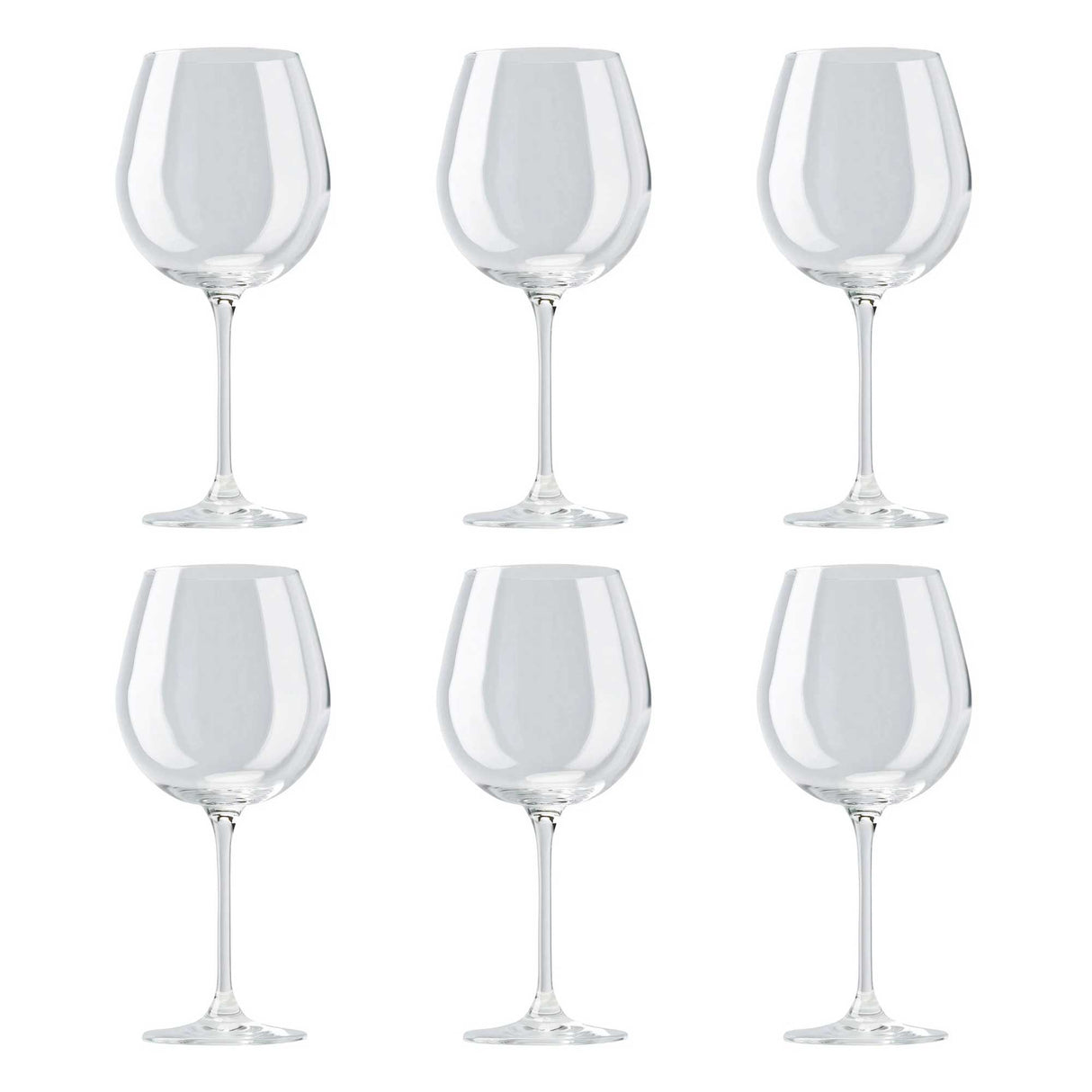 Calice vino rosso Borgogna Rosenthal in cristallo trasparente 630 ml