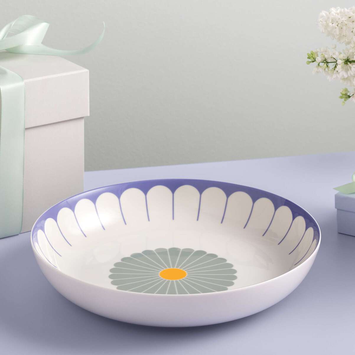 VILLEROY & BOCH Fleur Insalatiera Ciotola da Portata 38cm Porcellana